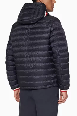 Buy Moncler Blue Giroux Hooded Down Jacket for Men in Saudi Ounass
