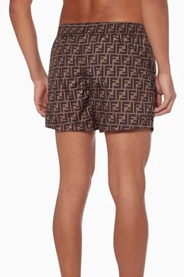 Fendi ff sale logo swim shorts