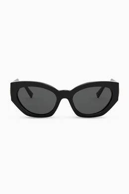 Black medusa crystal hotsell sunglasses