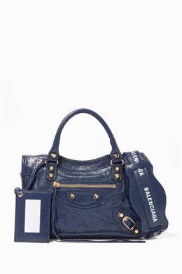 Balenciaga city bag navy blue hotsell