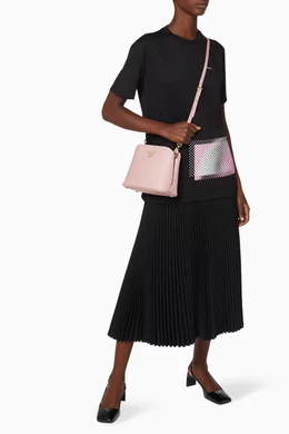 Buy Prada Pink Micro Prada Matin e Bag in Saffiano Leather for