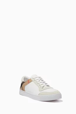 White sale burberry sneakers