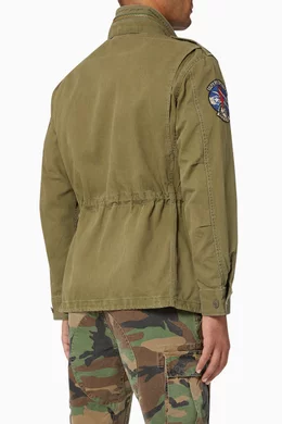 Buy Polo Ralph Lauren Neutral M65 Combat Cotton Twill Jacket