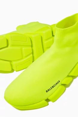Balenciaga speed hot sale knit yellow