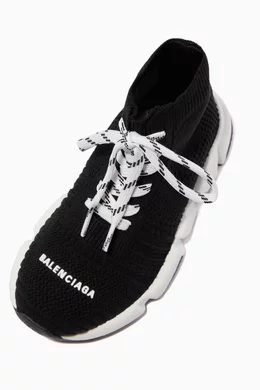 Balenciaga speed 2025 trainer with shorts