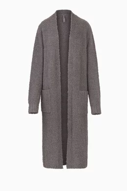 Womens Skims grey Cozy Knit Robe