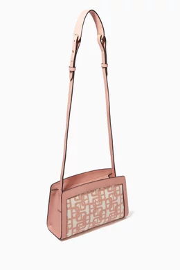 Siesta coated cotton zip zip satchel deals