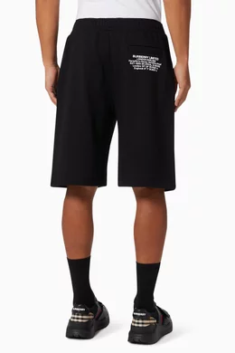 Buy Burberry Black Shorts with Coordinates in Cotton for Men in