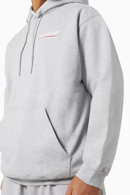 Balenciaga campaign hoodie grey 2025