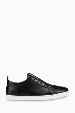 Buy Christian Louboutin Black F.A.V. Fique A Vontade Slip on