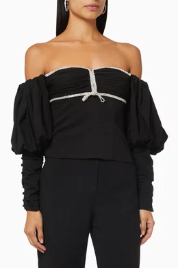 Self portrait deals off shoulder top