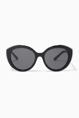Prada acetate cat eye sunglasses clearance