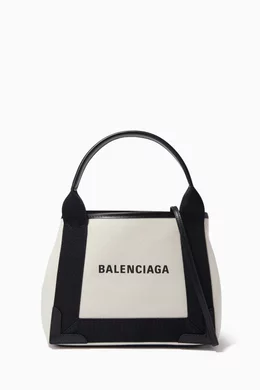 Balenciaga navy xs cabas sales