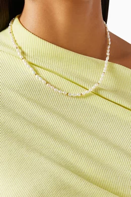 Seed Pearl Beaded Necklace