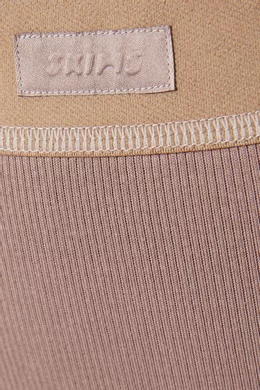 Buy SKIMS Neutral Cotton Rib Legging for Women in Saudi