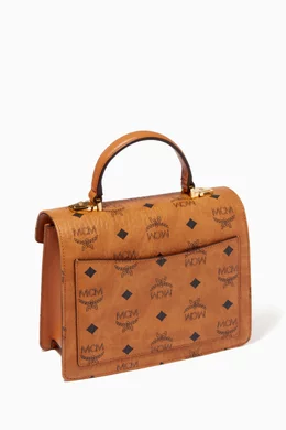 Mcm patricia satchel medium clearance