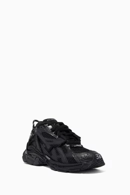 Full black balenciaga runners hotsell