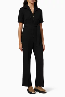 Dvf daisy belted jumpsuit sales