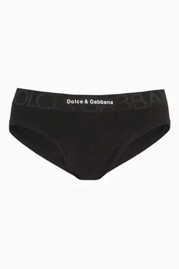 Men's Two-way stretch cotton boxers with patch, DOLCE & GABBANA