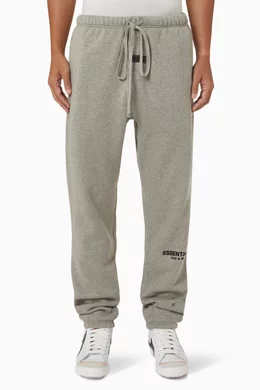 Buy Fear of God Essentials Grey Essentials Sweatpants in Cotton Blend for  Men in Saudi