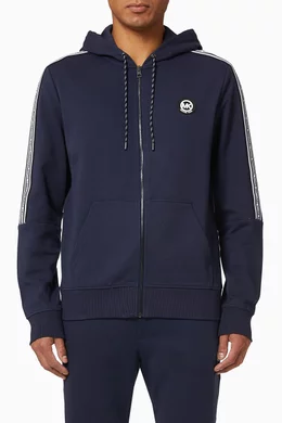 Michael kors blue hoodie hot sale