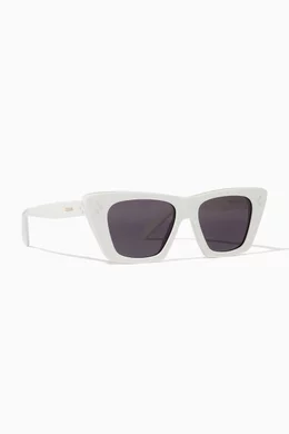 Celine white sunglasses hotsell