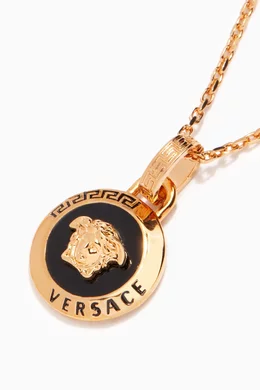 Versace icon discount medusa necklace