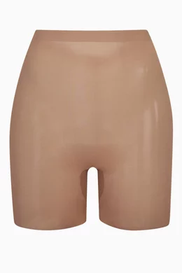 Buy SKIMS Brown Barely There Shapewear Low Back Short for Women in Saudi