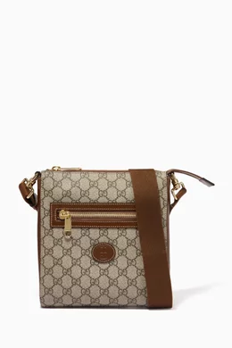 Gucci men's sales supreme messenger bag