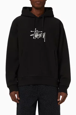 Stussy basic top copyright applique hood
