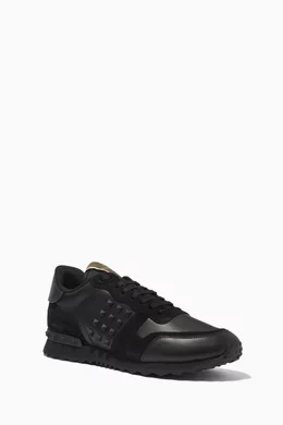 Valentino rockstud sneakers black shop