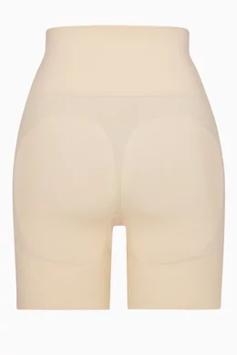 Buy SKIMS Neutral Seamless Sculpt Lifting Shorts for Women in Saudi