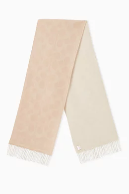 Coach cashmere scarf womens hot sale