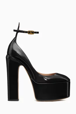Buy Valentino Garavani Black Valentino Garavani Tan Go Platform