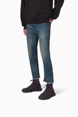 Balenciaga speed 2024 knit mens grey