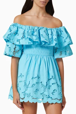 Self portrait dress off shoulder hotsell