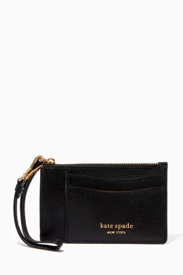 Spencer leather sale wristlet card case