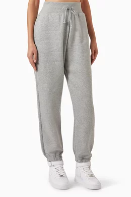 Buy Nike Grey Logo Sweatpants in Phoenix Fleece for Women in