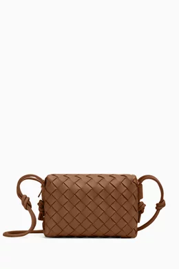Bottega veneta intrecciato mini crossbody bag on sale