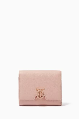 Burberry outlet pink wallet
