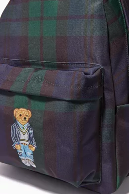 Polo bear tartan 2025 backpack