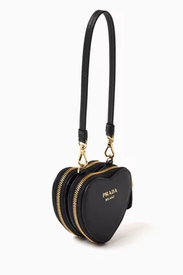 m ✨ on X: prada black heart shaped bag  / X