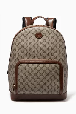 Brown gucci backpack new arrivals