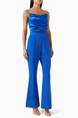 Lavish alice blue jumpsuit sale