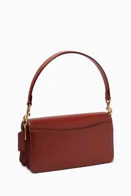 Buy Coach Neutral Tabby 26 Signature print Shoulder Bag in Coated