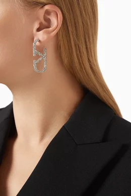 Valentino earrings silver deals