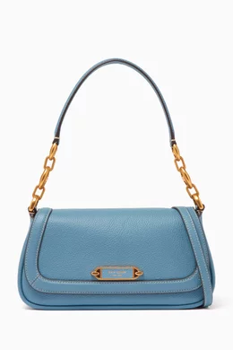 kate spade new york Gramercy Pebbled Leather Small Flap Shoulder Bag