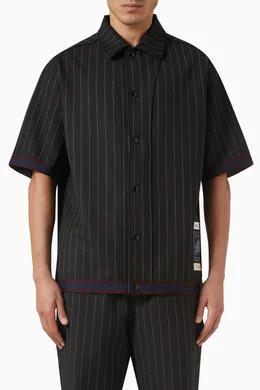 Buy Kith Black Pinstripe Woodpoint Shirt Online for Men | Ounass Saudi