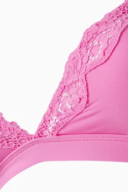 Buy SKIMS Pink Fits Everybody Lace Bralette for Women in Saudi