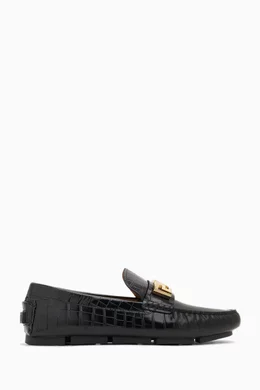 Versace driving shoes best sale